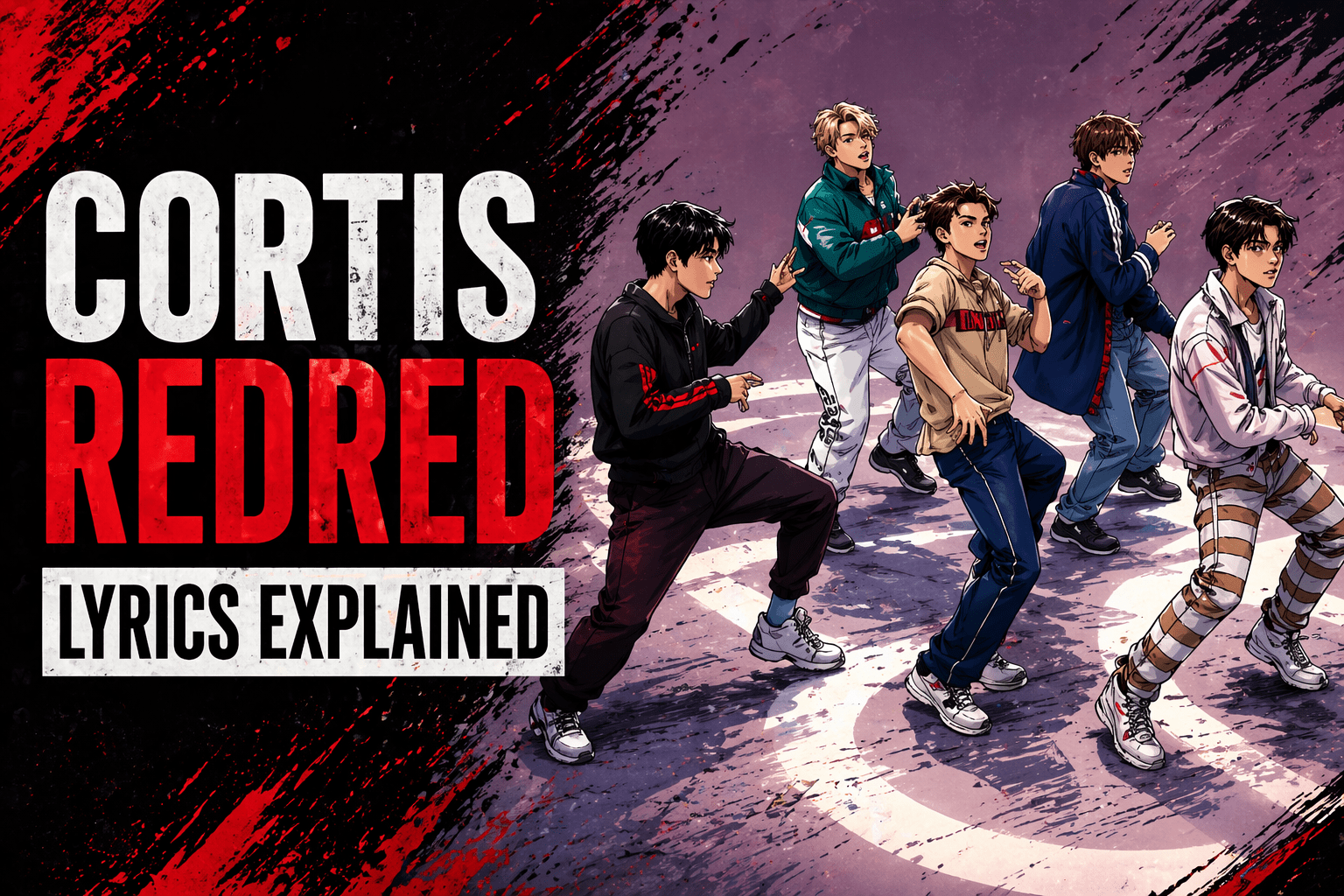 CORTIS RedRed lyrics explained meaning and hidden message illustration
