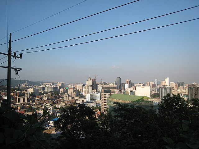 Seoul cityscape 2007 narrow alleyways and skyscrapers urban landscape